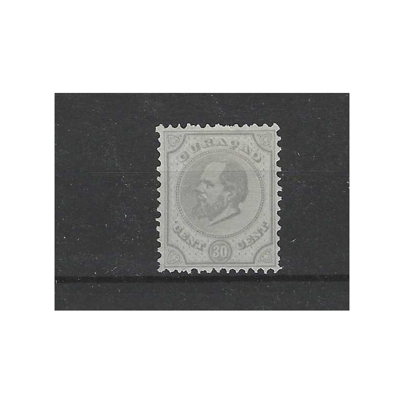 Curacao 8D  Willem III 1873  MH/ongebr CV 55 €