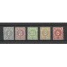 Curaçao 13-17 Numeral  MNH CV 225 €