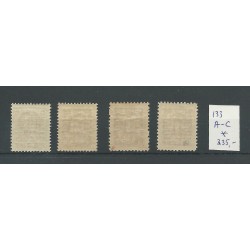 Nederland 133A-C Opruimingsuitgifte MH/ongebr  CV 325 €