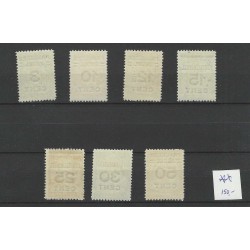 Curaçao 82-88 Brandkast opdrukken MNH  CV 150 €