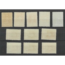Curaçao 89-99 Wilhelmina  MNH CV 225 €