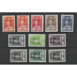 Curaçao 89-99 Wilhelmina  MNH CV 225 €