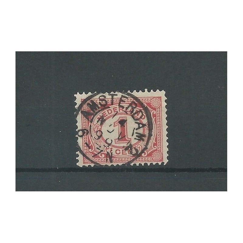 Netherlands  51 with "AMSTERDAM-2 1899"  VFU/used  CV 10++ €