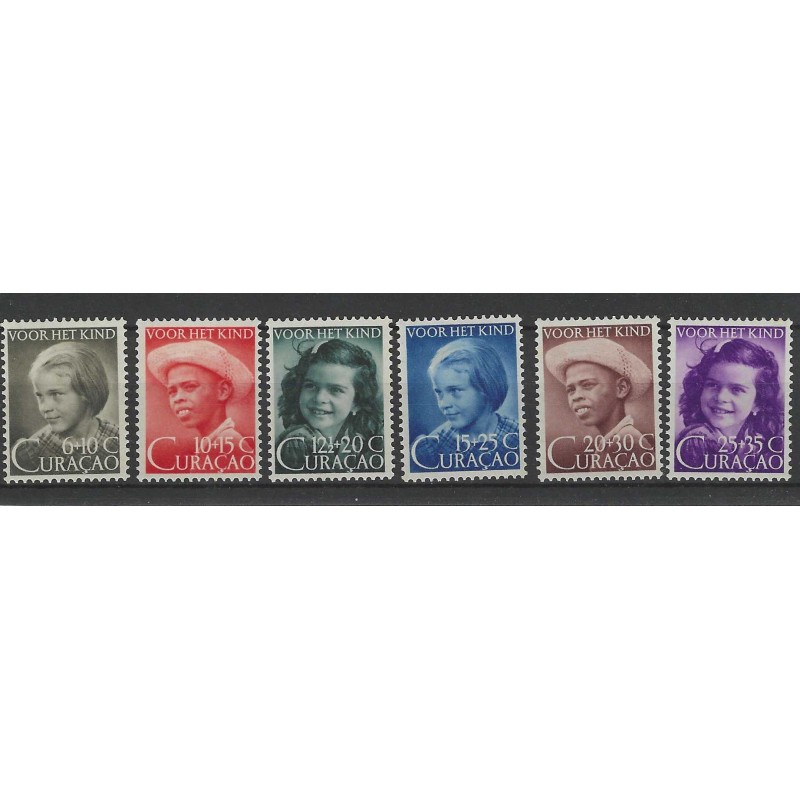 Curaçao 200-205 Child Welfare  MNH CV 20 €