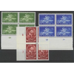 Antillen 206-208 OJEDA stamps block of 4  MNH CV 72 €