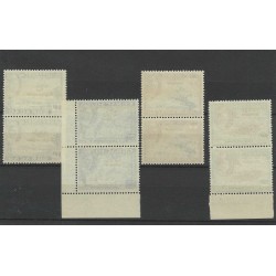 Curaçao LP41-44 Airmail pairs MNH CV 80 €