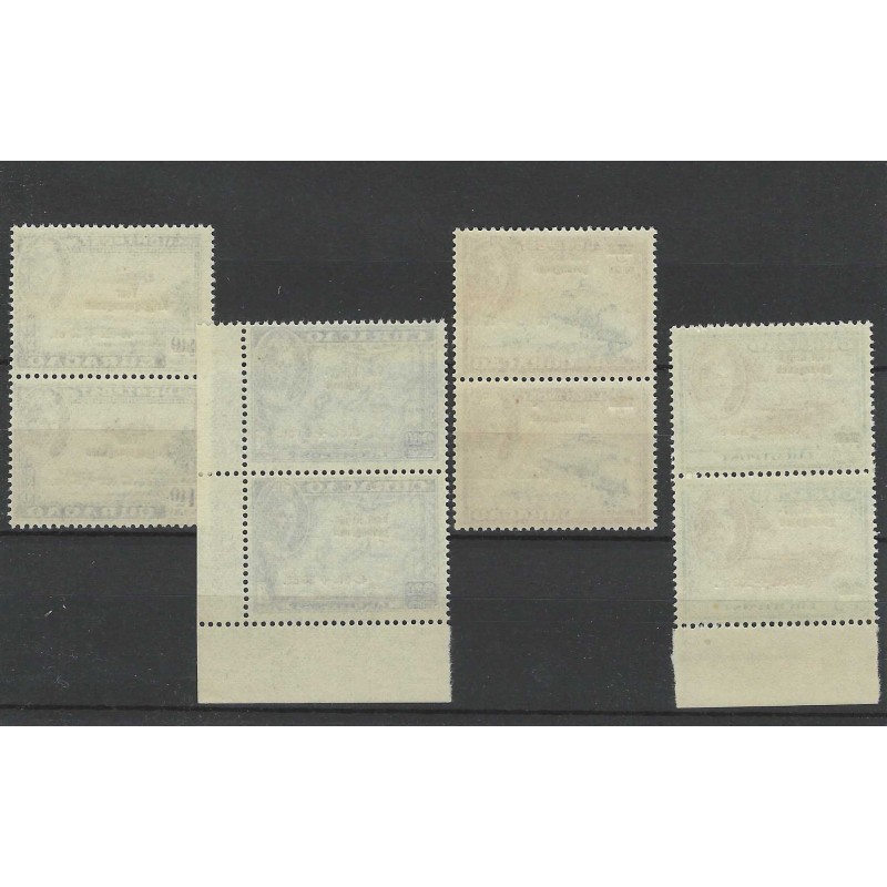 Curaçao LP41-44 Airmail pairs MNH CV 80 €