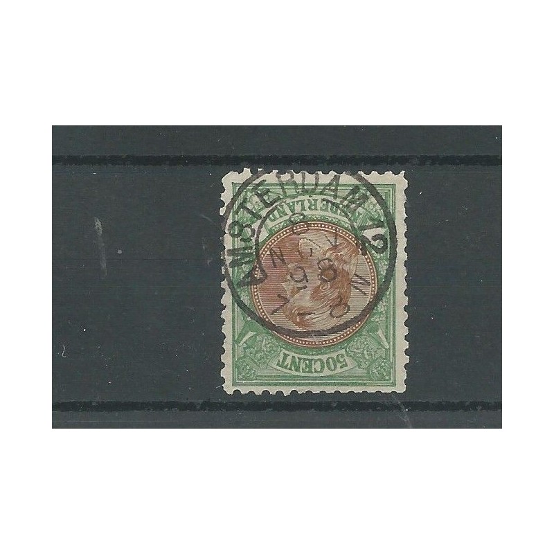 Netherlands  45 with "AMSTERDAM-12" small round cancel  VFU/used  CV 30+ €