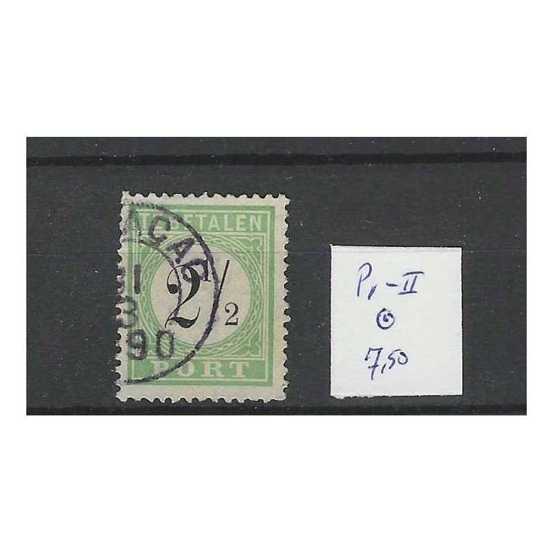 Curacao P1-II  Port 1889  VFU/gebr CV 7,50 €