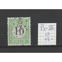 Curaçao P3-III Postage due 1889  VFU/used CV 45 €