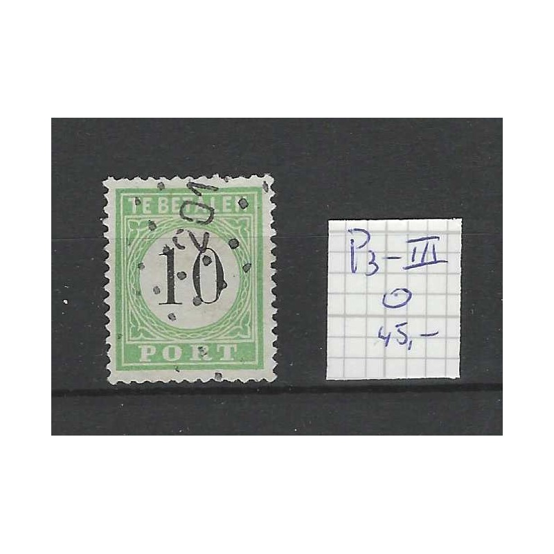 Curacao P3-III Port 1889  VFU/gebr CV 45 €