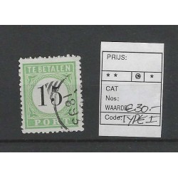 Curaçao P5-I Postage due 1889  VFU/used CV 30 €