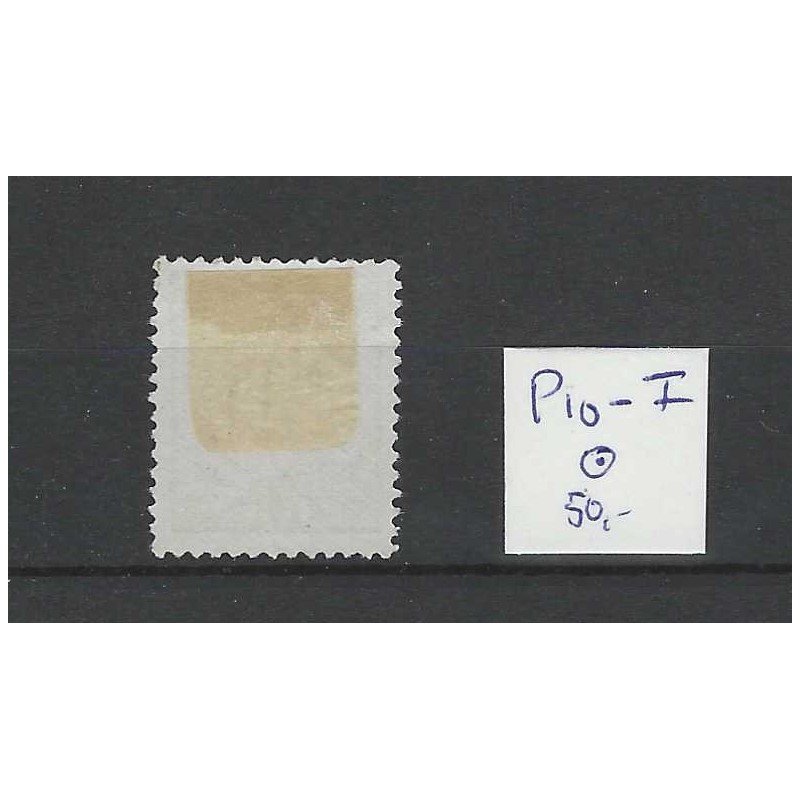 Curacao P10-I Port 1889  VFU/gebr CV 50 €