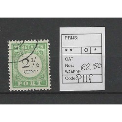 Curaçao P11f  Postage due 1892  VFU/used CV 2,5+ €