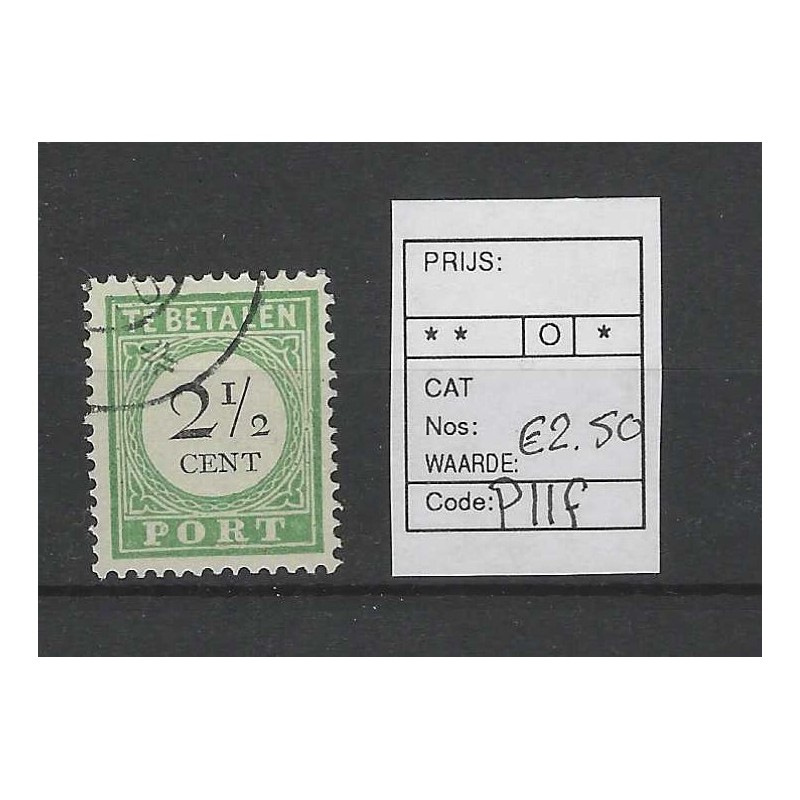 Curacao P11f  Port 1892  VFU/gebr CV 2,5+ €