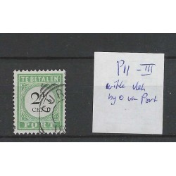 Curaçao P11  Postage due 1892 "Vlek bij O" VFU/used CV ?? €