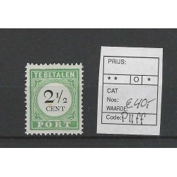 Curaçao P11ff  Postage due 1892  MH/unused CV 40 €