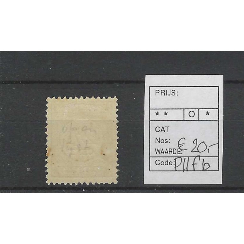 Curaçao P11fb  Postage due 1892  MH/unused CV 20 €