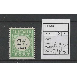 Curaçao P11fb  Postage due 1892  MH/unused CV 20 €