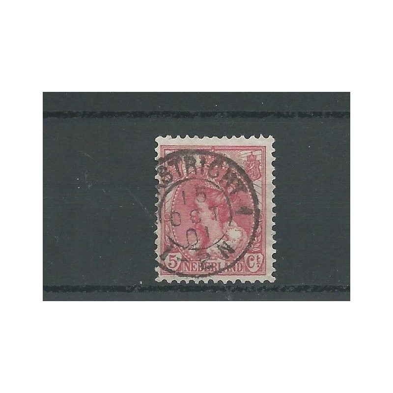 Netherlands  60 with "MAASTRICHT-1" small round cancel  VFU/used  CV 9 €