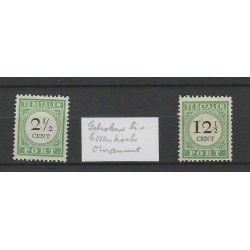 Curacao P11 en P17 Port 1892 met plaatfout MH/ongebr  CV ?? €
