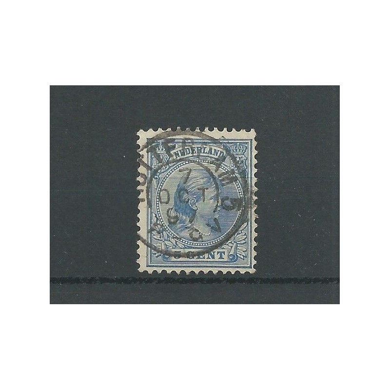 Nederland  35 met "ROTTERDAM-5" kleinrond  VFU/gebr  CV 30 €