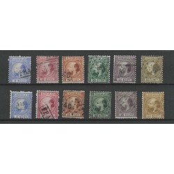 Nederland 7I/12I, 7II/12II Willem III 1867 VFU/gebr  CV 910 €