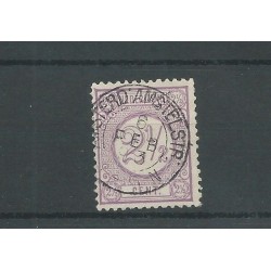 Netherlands  33 with "AMSTERDAM:AMSTELSTR:" small round cancel  VFU/used  CV 15 €