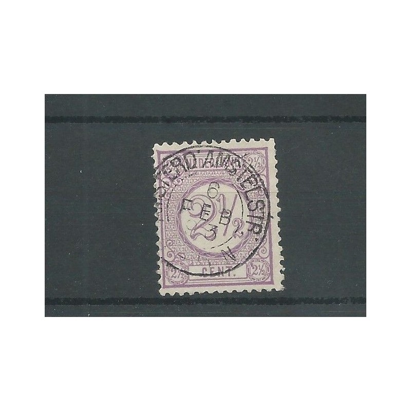 Netherlands  33 with "AMSTERDAM:AMSTELSTR:" small round cancel  VFU/used  CV 15 €