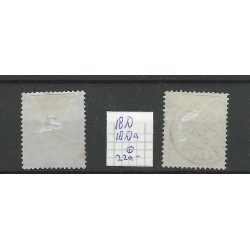 Netherlands 18D-18Da Arms 1869 VFU/used  CV 220 €