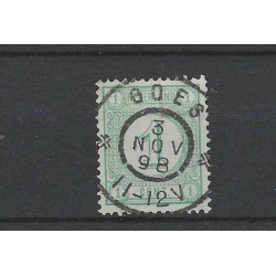 Netherlands 30 Numeral with "GOES 1898" large round cancel   VFU/used
