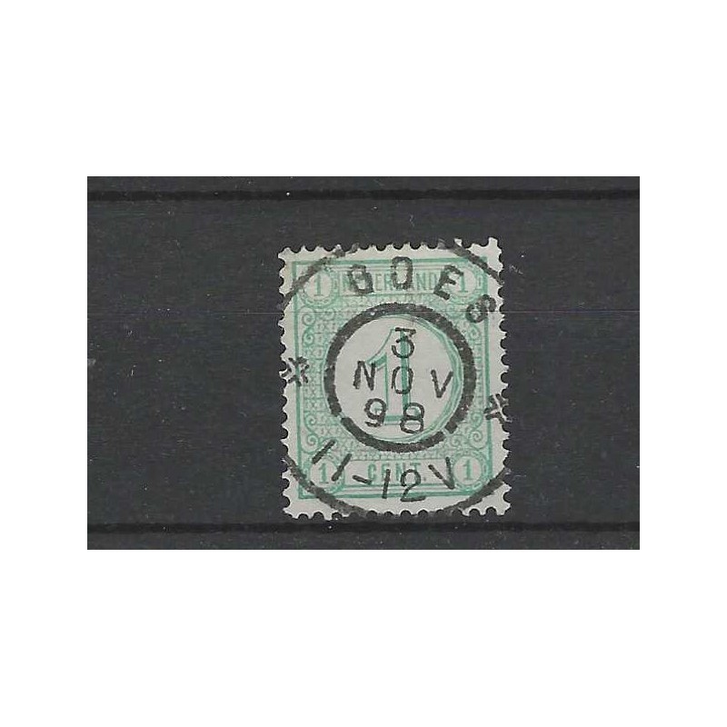 Netherlands 30 Numeral with "GOES 1898" large round cancel   VFU/used