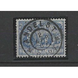 Nederland 87 De Ruyter "ANDELST 1907"grootrond VFU/gebr
