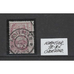 Netherlands 88 De Ruyter "AMSTERDAM 12-2V, 1907"large round cancel VFU/used