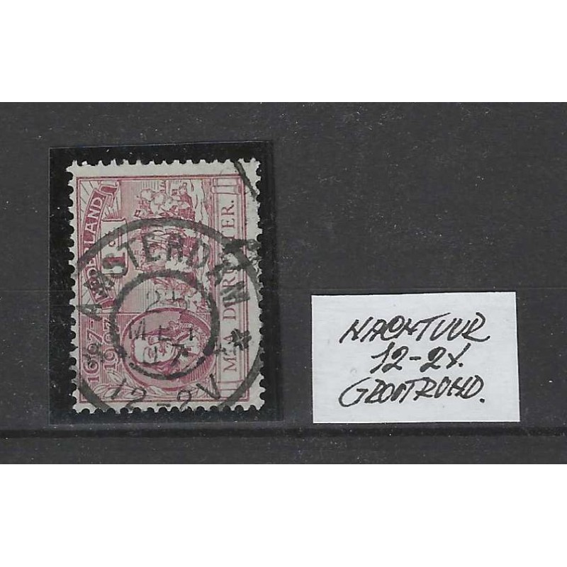 Netherlands 88 De Ruyter "AMSTERDAM 12-2V, 1907"large round cancel VFU/used