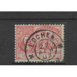 Netherlands 89 De Ruyter "LOCHEM 1907"large round cancel VFU/used