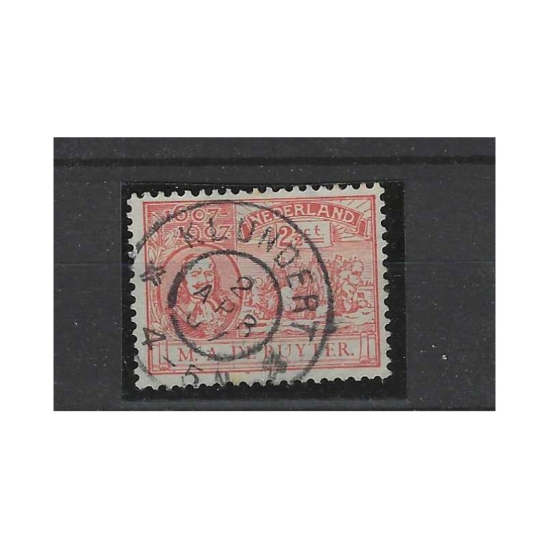 Netherlands 89 De Ruyter "KLUNDERT 1907"large round cancel VFU/used