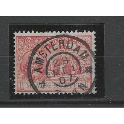 Netherlands 89 De Ruyter "AMSTERDAM 1907"large round cancel VFU/used