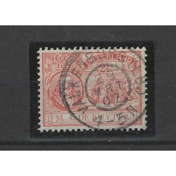 Netherlands 89 De Ruyter "VALKENBURG (LB) 1907"large round cancel VFU/used