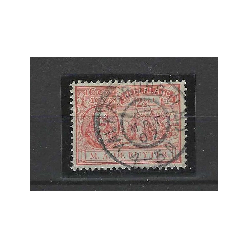 Nederland 89 De Ruyter "VALKENBURG (LB) 1907"grootrond VFU/gebr