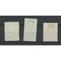 Netherlands 121C-124C  Jubilee 1923  VFU/used  CV 4 €