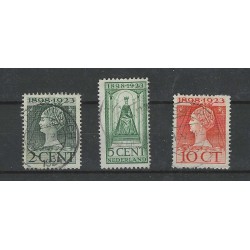Netherlands 121C-124C  Jubilee 1923  VFU/used  CV 4 €