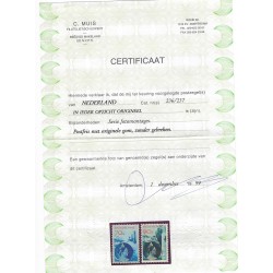 Nederland 236-237 Wilhelmina Fotomontage MNH/postfris  CV 575 € Certificaat