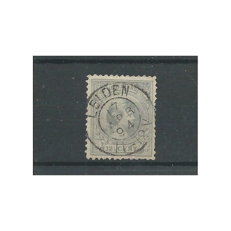 Nederland  38 met "LEIDEN 1894"  VFU/gebr  CV 4 €