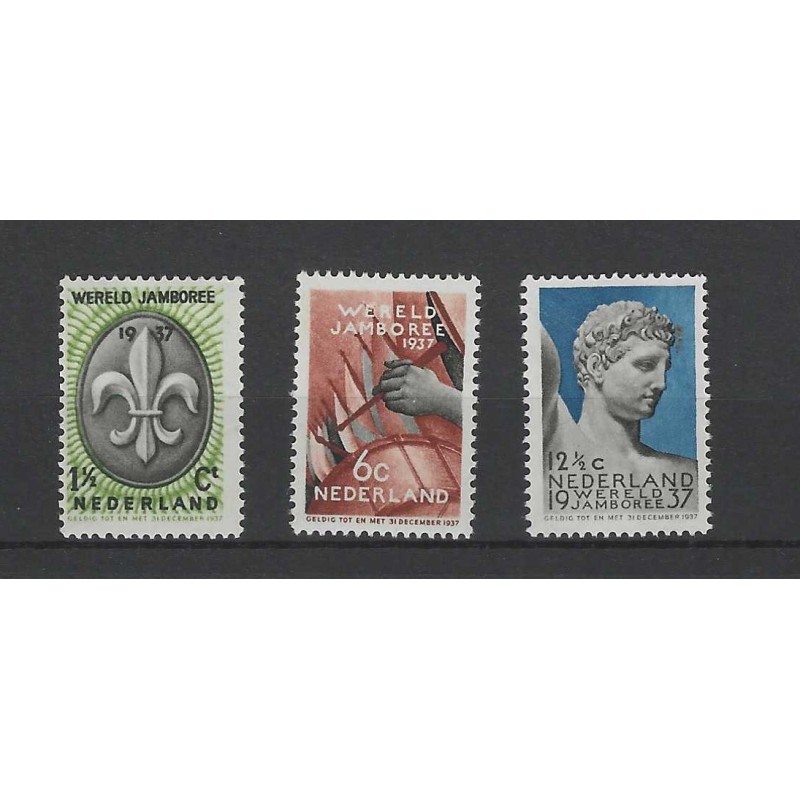 Nederland 293-295 Wereld Jamboree MNH/postfris  CV 12 €