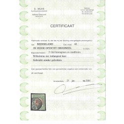Nederland 18 "WEERT" franco takje VFU/gebr CV 100++ €