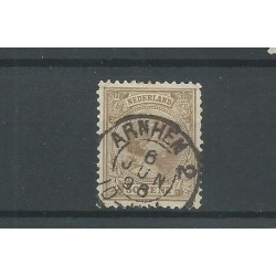 Nederland  43 met "ARNHEM-2 1896"  VFU/gebr  CV 30 €