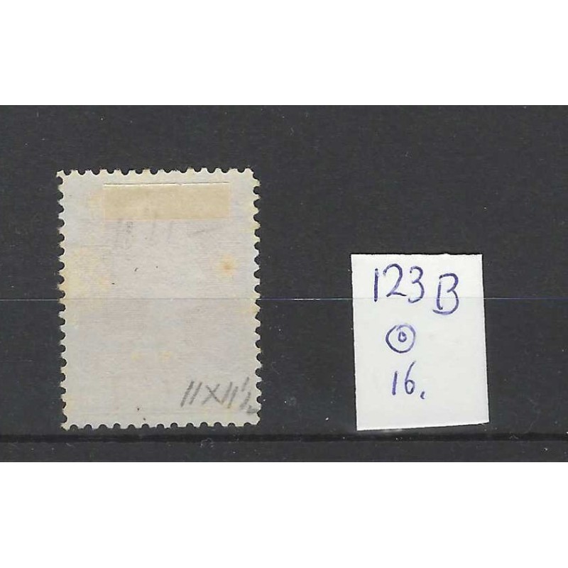 Nederland 123B Wilhelmina  VFU/gebr CV 16€