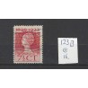 Nederland 123B Wilhelmina  VFU/gebr CV 16€