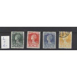 Netherlands 121L-126L Wilhelmina  VFU/used CV 18 €